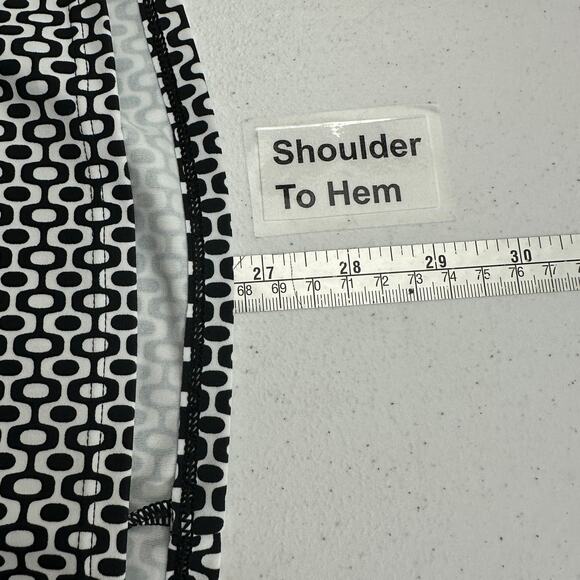 Speedo Womens Swimsuit Top Size‎ 16 Geometric V Neck Swimwear - Picture 6 of 7